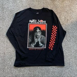 Thirty Single Poetic Justice Long Sleeve Shirt Tupac XXL